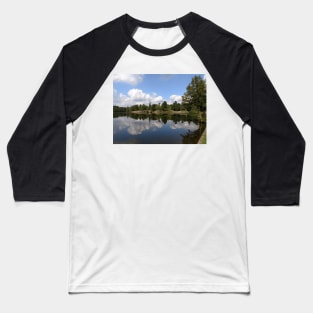 Obelisk pond Virginia lake Sunningdale England UK Baseball T-Shirt